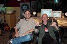 Josh Freese & David working on Tyler Hilton's CD