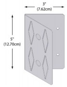 Primacoustic Corner Impaler, Corner mount impaler, 45º, push-down, Part#F101 1001 00, Box Quantity:8