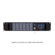 Furman 120A Sequenced Power Distro, (6) 20A 120V Circuits, 240V Or 3¯ 208V Input, 2Ru #ASD-120 2.0