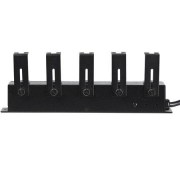 Furman PLUGLOCK, 15A Power Distribution Strip (No Surge Protection), 5 Spaced Outlets W/
Brackets, 5Ft Cord #PLUGLOCK