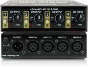 Radial Gold Digger 4-channel Mic Selector