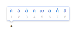 OS X Lion: About typing alternate characters and repeating spaces or typed symbols
