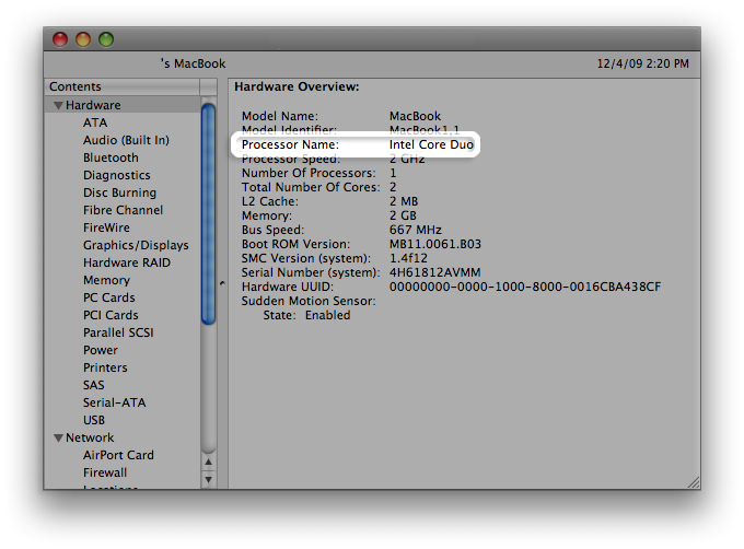 How to tell if your Intel-based Mac has a 32-bit or 64-bit processor