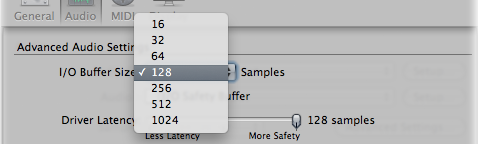 MainStage 2.2.1: Optimizing latency in MainStage 2.2.1